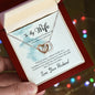 Wife - I Choose You - Interlocking Hearts Necklace