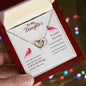 Daughter - Blessing - Interlocking Hearts Necklace