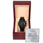 To My Soldier - Military - Black Chronograph Watch