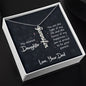 Daughter - Vertical Name Necklace