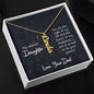 Daughter - Vertical Name Necklace