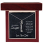 Daughter - Vertical Name Necklace