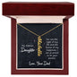 Daughter - Vertical Name Necklace
