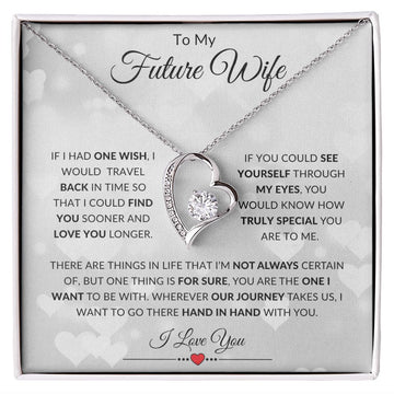 Future Wife Valentine - One Wish - Forever Love Necklace