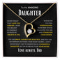 Daughter - Straighten Your Crown - Forever Love Necklace