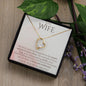 Wife - Love you Endlessly - Forever Love Necklace