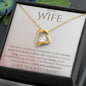 Wife - Love you Endlessly - Forever Love Necklace