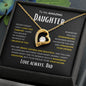 Daughter - Straighten Your Crown - Forever Love Necklace