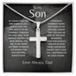 Son - Old Lion - Cross Chain Necklace