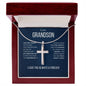 Grandson - Very Proud - Cross Chain Necklace