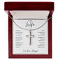 Wife - Always Remember - Cross Chain Necklace