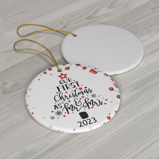 First Christmas Mr&Mrs Ornament