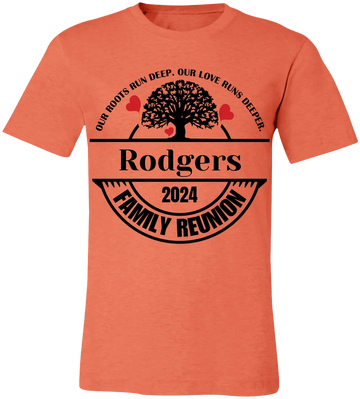 Personalized Family Reunion Unisex BC Tee