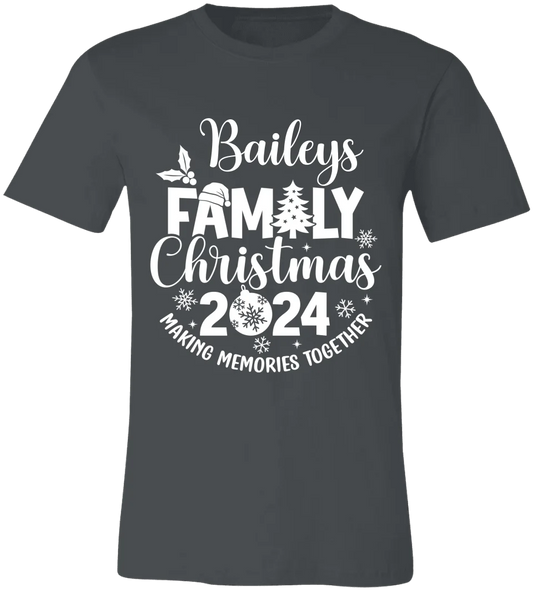 Personalized 2024 Christmas Memories 3 BC Tee