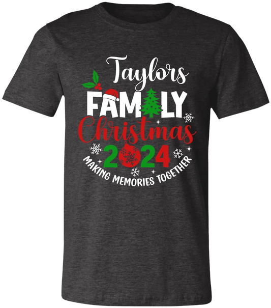 Personalized 2024 Christmas Memories BC Tee