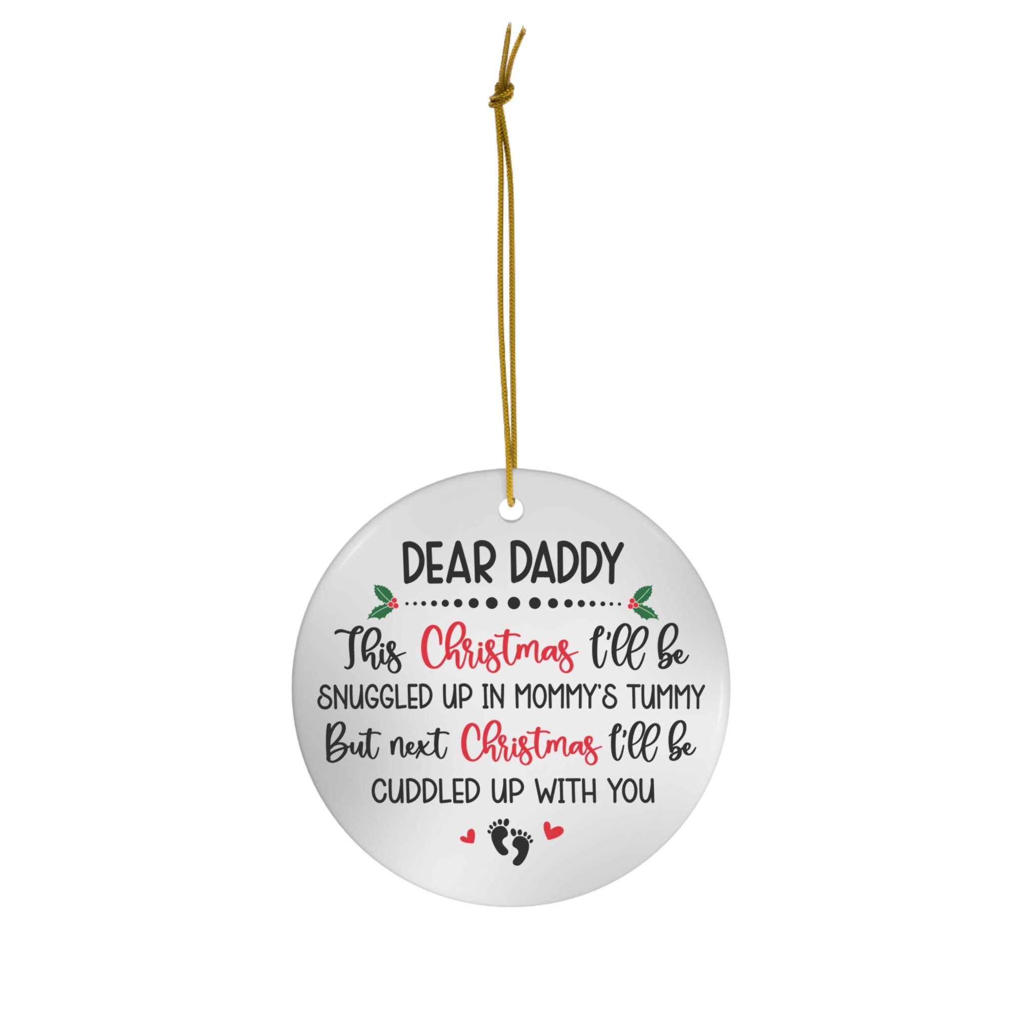 Dear Daddy Ornament