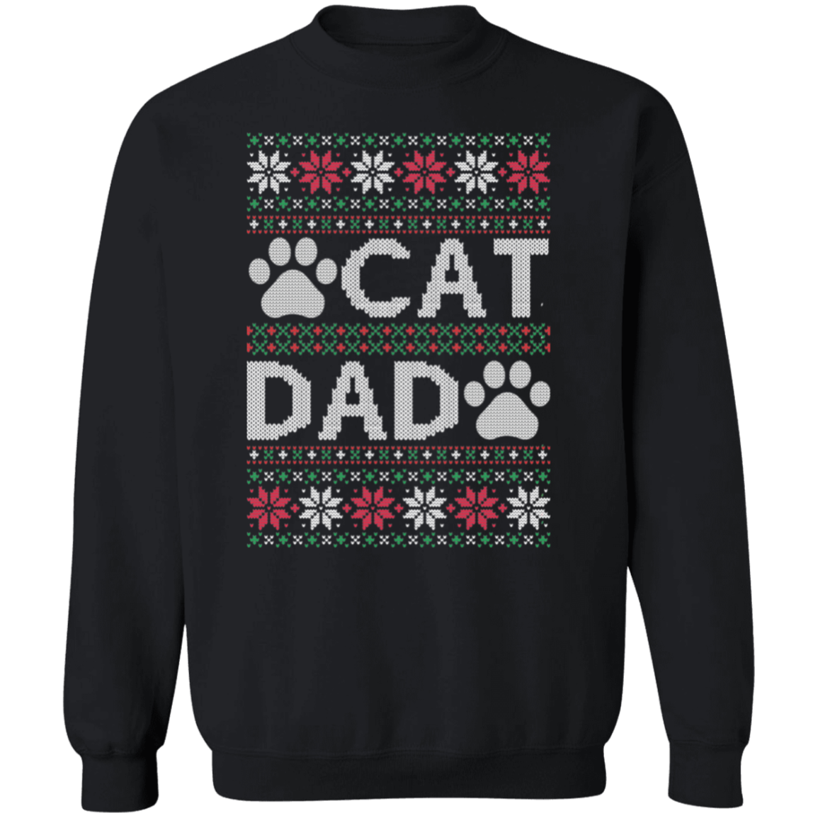 Cat Dad Ugly Sweatshirt