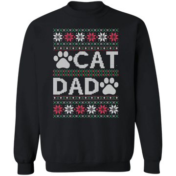 Cat Dad Ugly Sweatshirt