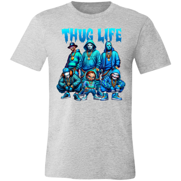 Thug Life Blue Unisex BC Tee