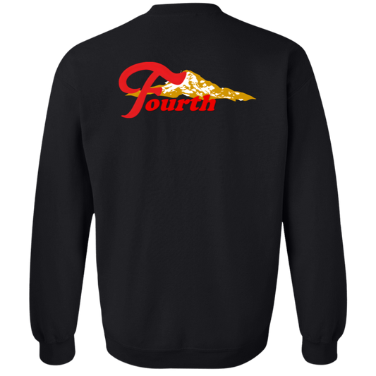 4/1 Logo w/Back Crewneck Pullover Sweatshirt