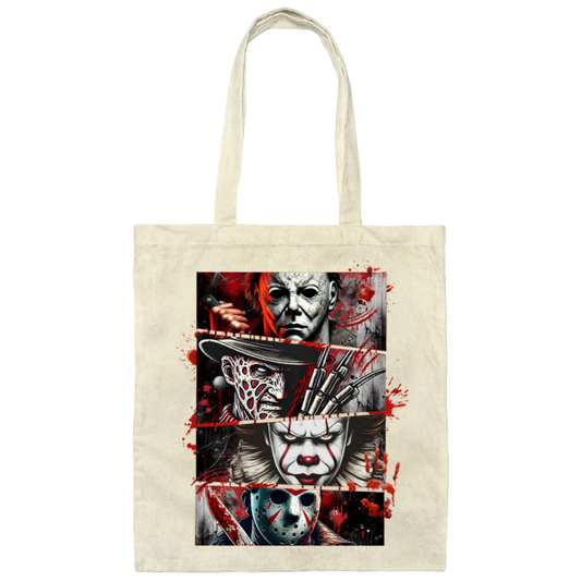 Scary Friends Canvas Tote Bag