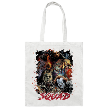 Horror Squad Canvas Tote Bag