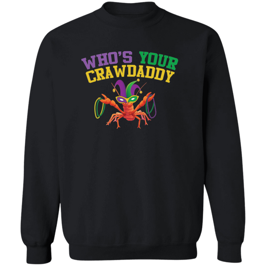 Mardi Gras Crawdaddy Unisex Sweatshirt