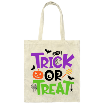 Trick or Treat Canvas Tote Bag