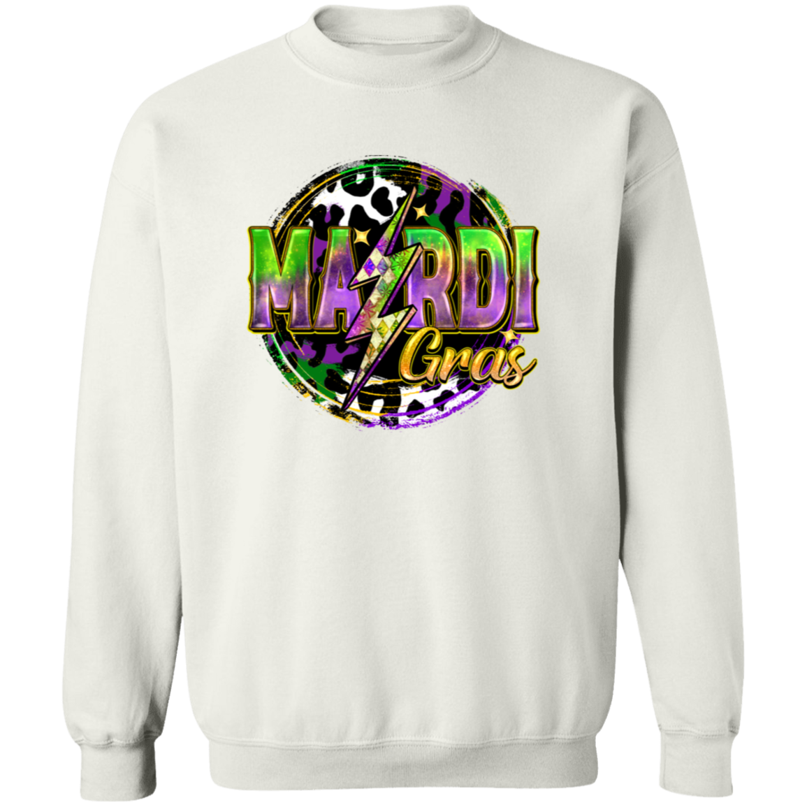 Mardi Gras Retro Unisex Sweatshirt