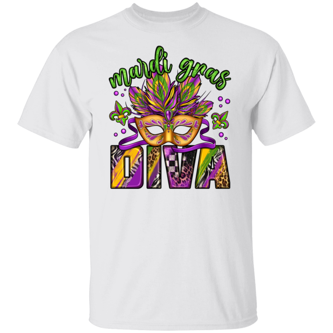 Mardi Gras Diva Unisex Tee