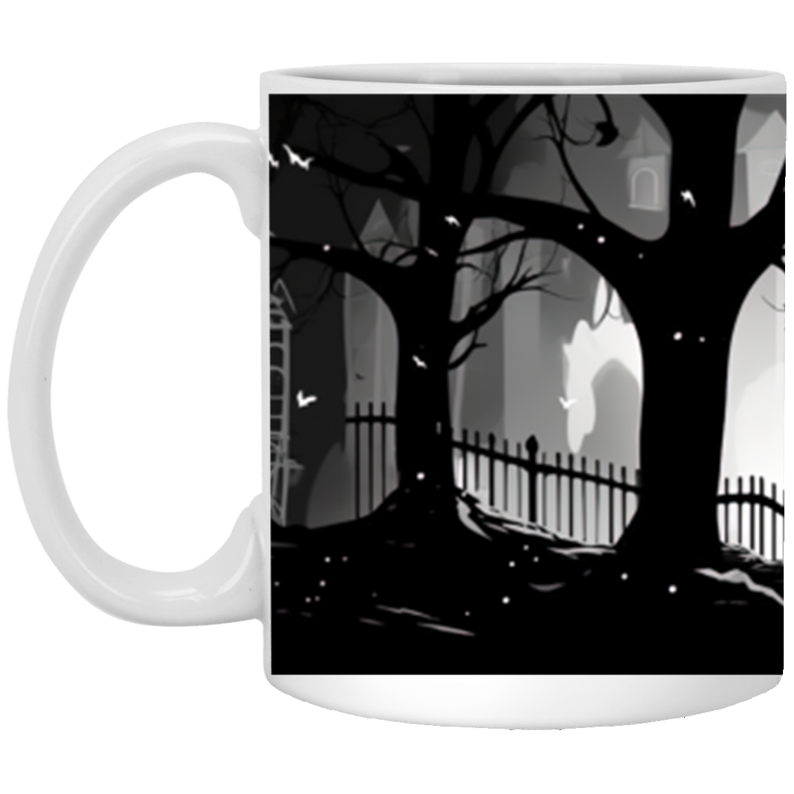 Spooky Halloween 11 oz. White Mug