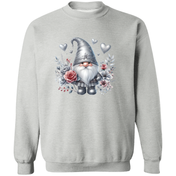 Silver Heart Gnome Unisex Sweatshirt