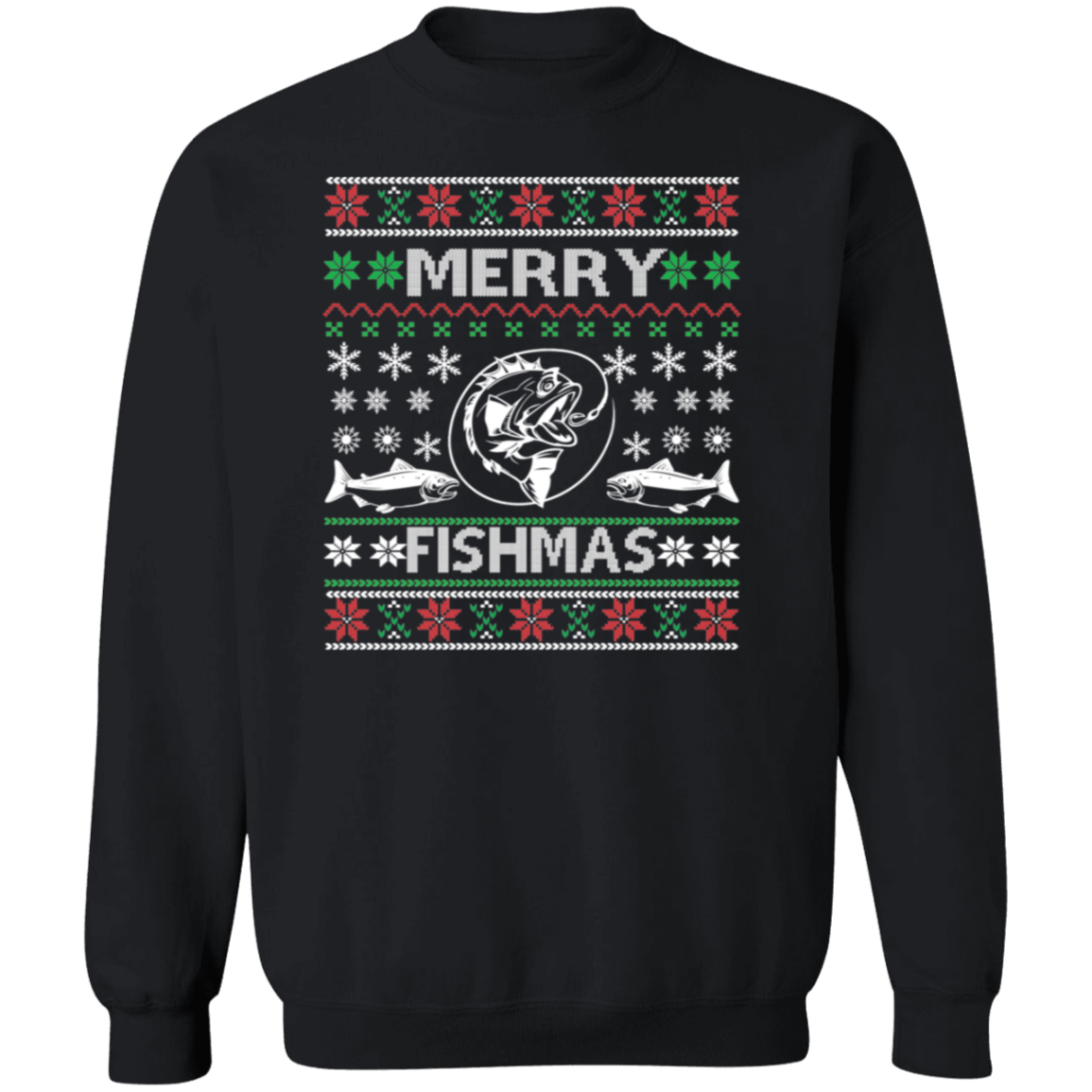 Merry Fishmas Ugly Sweatshirt