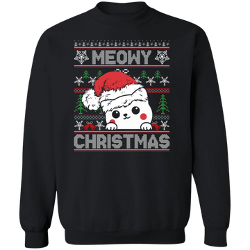 Meowy Christmas Ugly Sweatshirt