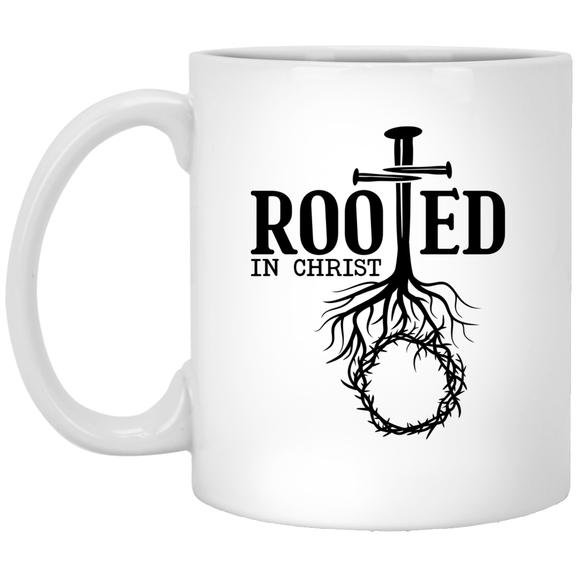 Rooted 11 oz. White Mug