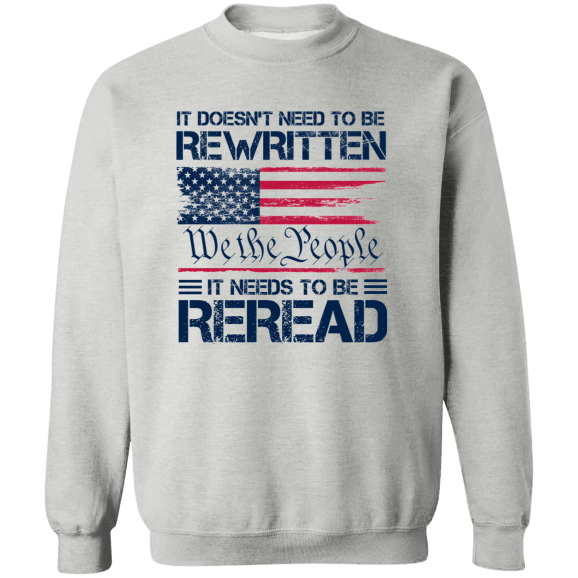 Rewritten Unisex Pullover Sweatshirt
