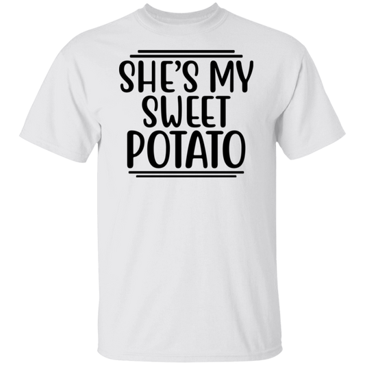 She's My Sweet Potato Blk Unisex Tee