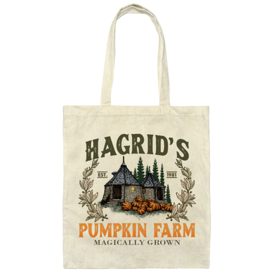 Pumpkin Farm Canvas Tote Bag