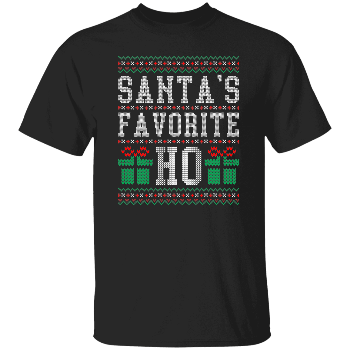 Santa's Favorite Ugly Christmas Unisex Tee