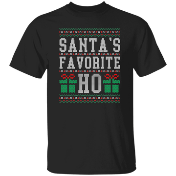 Santa's Favorite Ugly Christmas Unisex Tee