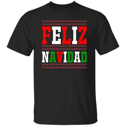 Feliz Navidad Ugly Christmas Unisex Tee