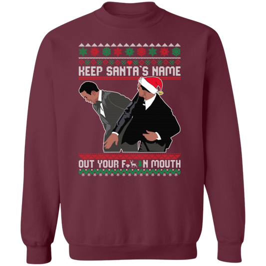 Santa's Name Ugly Sweatshirt