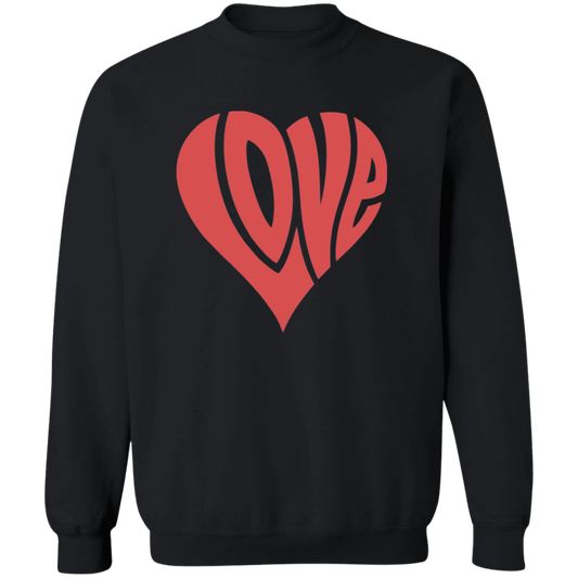 Love Heart Unisex Sweatshirt