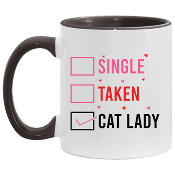 Love Cat Lady Accent Mug