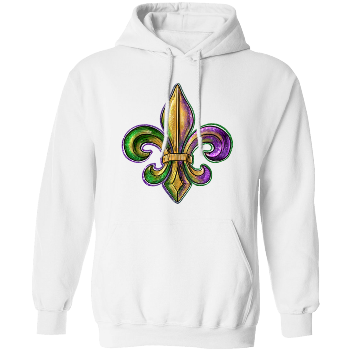 Mardi Gras Fleur De Lis Unisex Hoodie