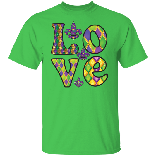 Mardi Gras Love Unisex Tee