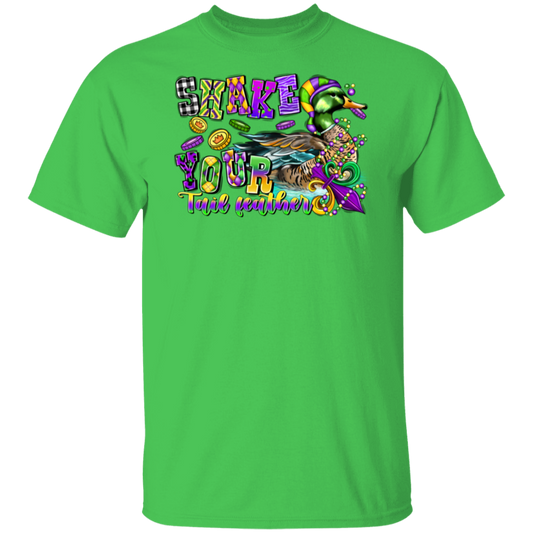 Mardi Gras Tail Feather Unisex Tee