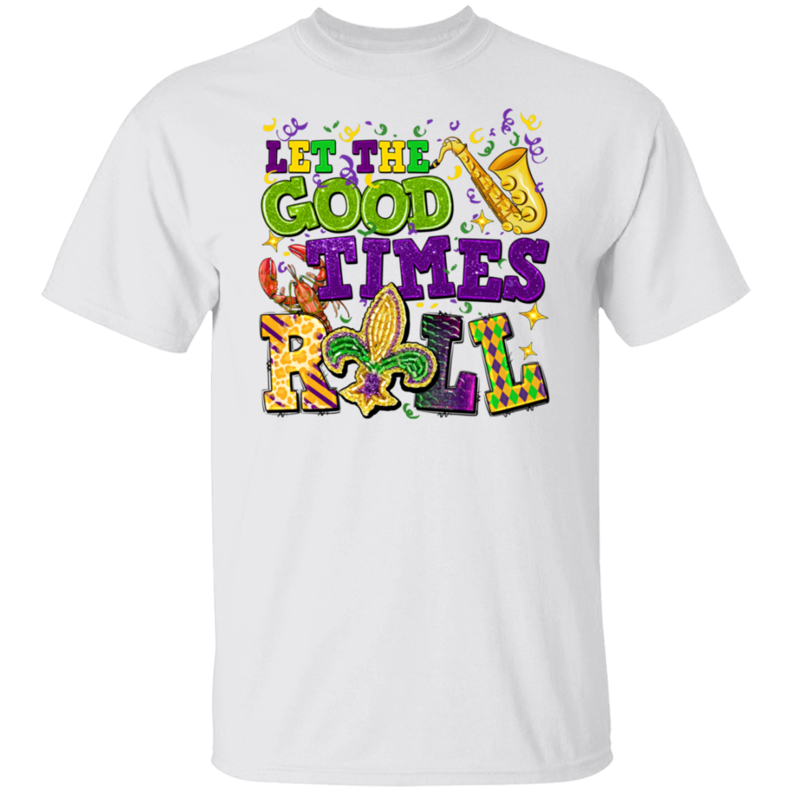 Mardi Gras Roll Unisex Tee