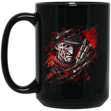 Creepy Freddy 15oz Black Mug