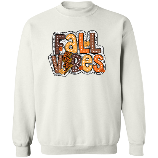 Fall Vibes Crewneck Pullover Sweatshirt